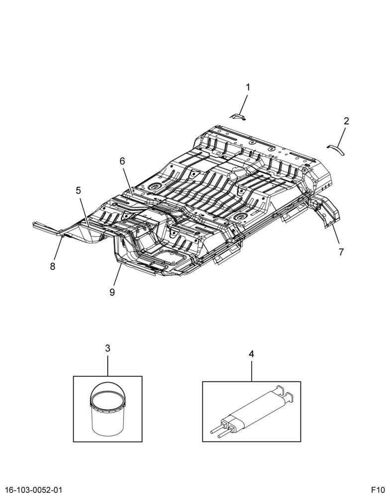 ....PANEL  ASM  FLOOR  CC (Intl. 3853030C3)