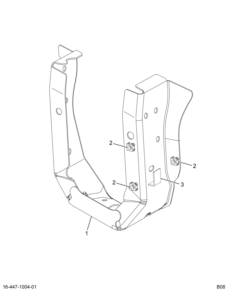 ........BRACKET,ASM CAB REAR MTG (Intl. 3585826C2)
