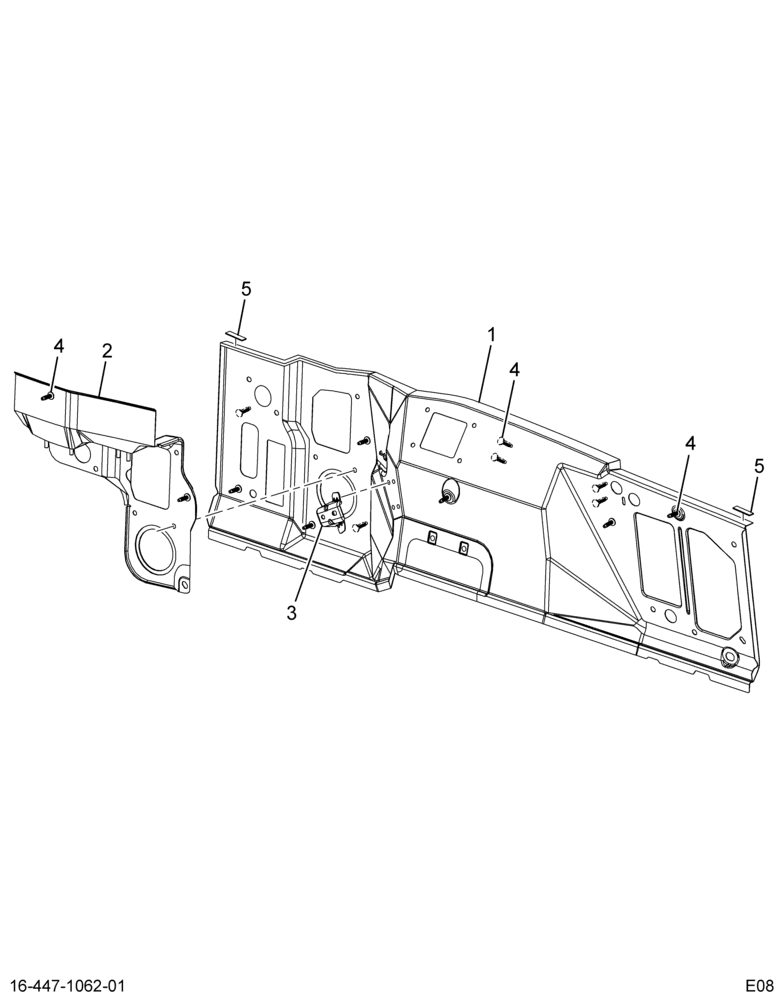........PANEL DASH ASM W/AIR BRAKE (8C4Z-7001610-DA)