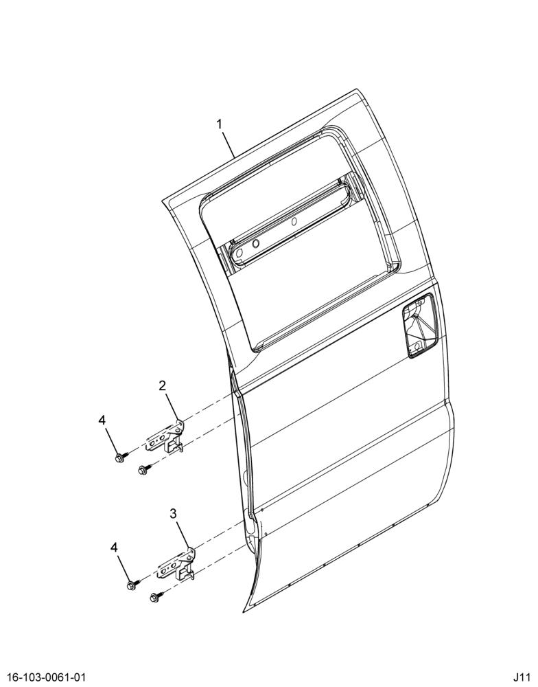 ....DOOR,CAB LT, DOOR ASM,CREW CA (Intl. 3854595C93)