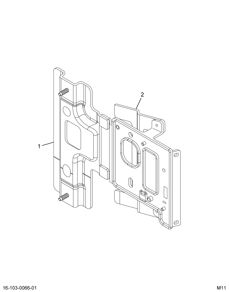 ..SUPPORT  MINI CONSOLE BRKT (Intl. 3895191C1)