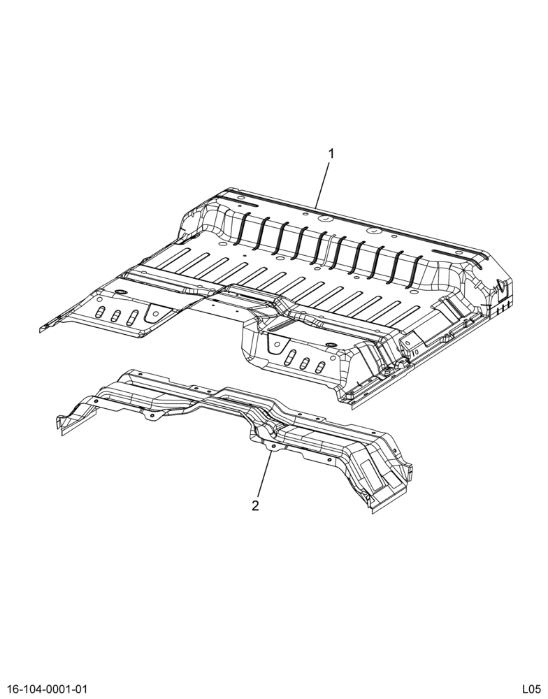 ......PANEL ASM RR FLR SUPER CAB (8C4Z-7111215-AA)