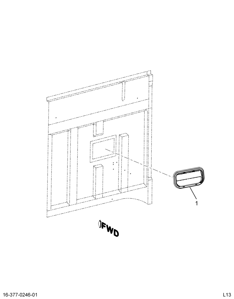 ....PANEL BACK CAB OUTER (Eng. YC44-6540304-AA)