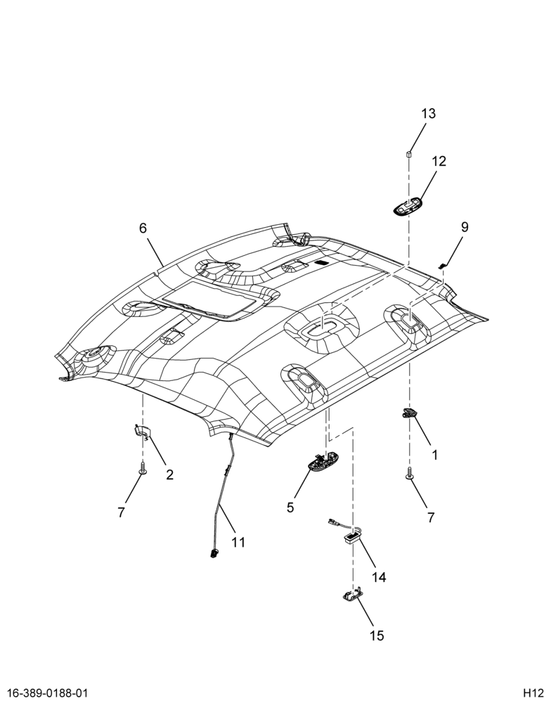 ..PANEL , ASSY-HLNR DOME & GAGE (Intl. 3730362C92)