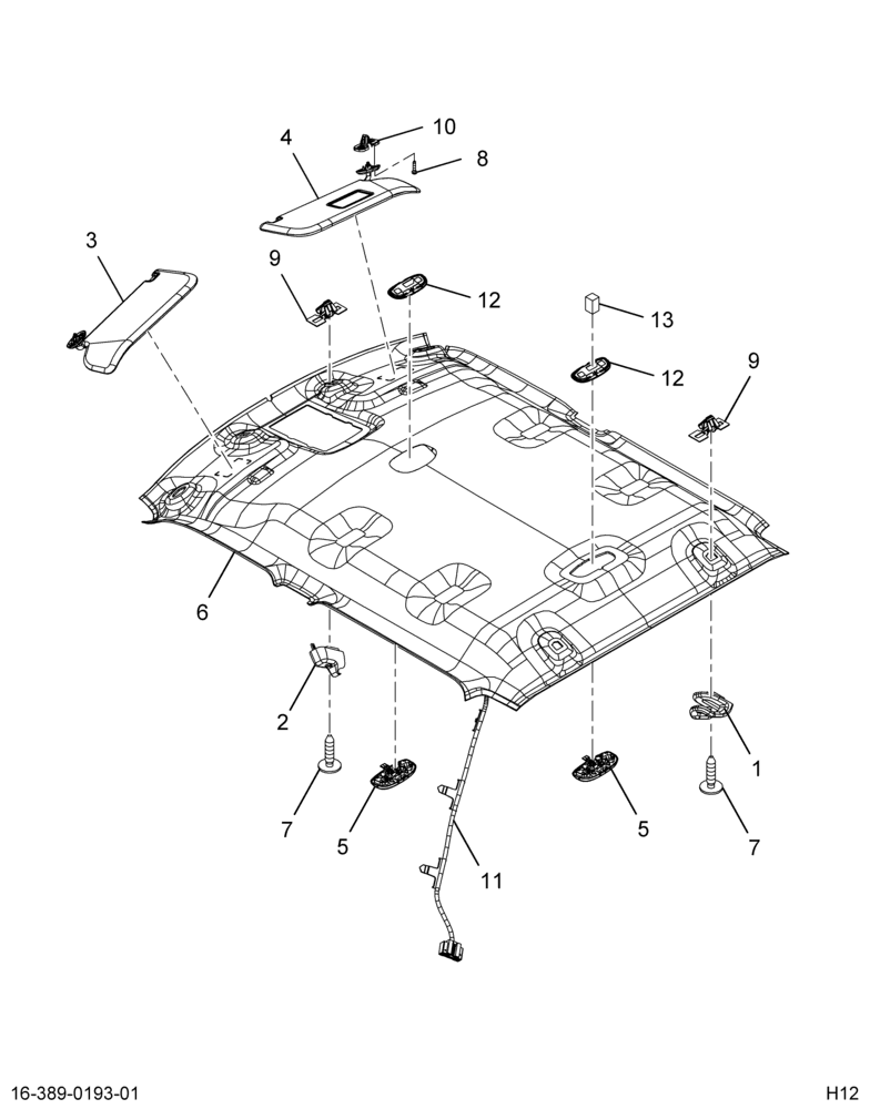 ..PANEL  ASSY-HLNR DOME&GAGE POD (Intl. 3730367C91)