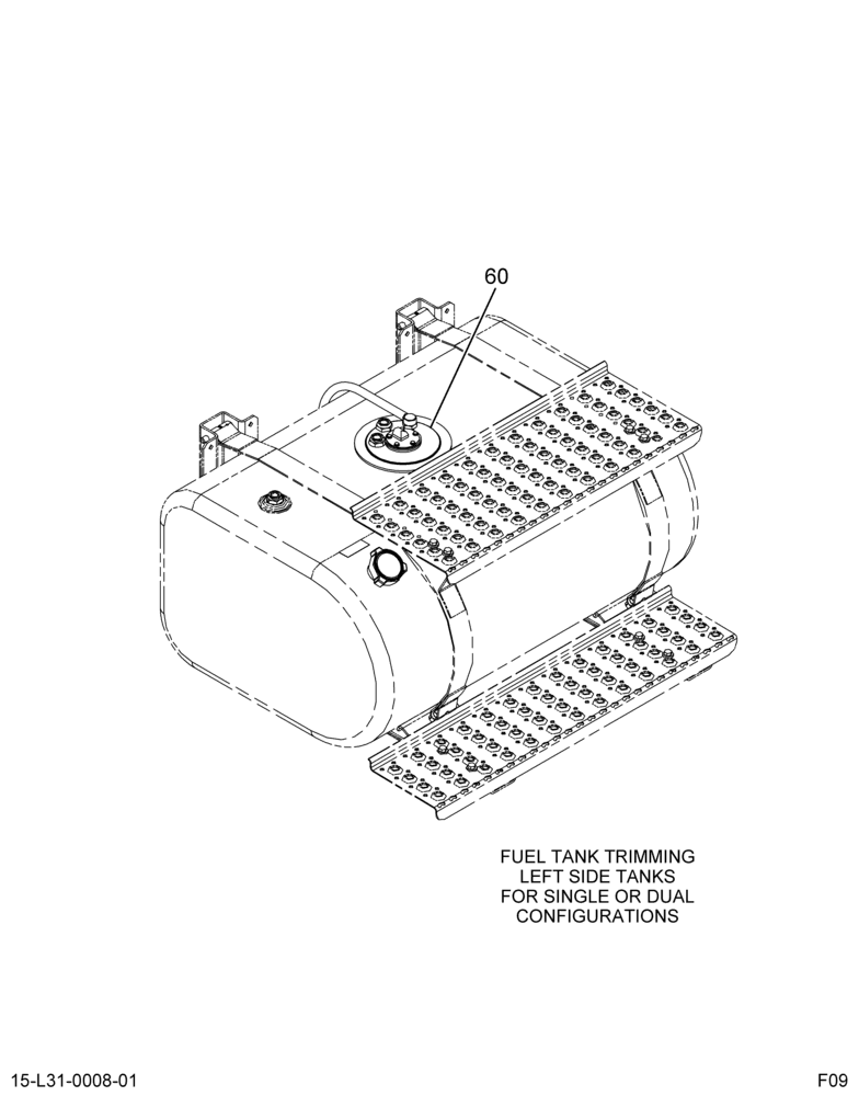 FUEL TANK MODULE; LT SIDE SENDER, (ABR#12)