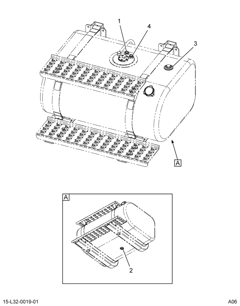 ..FUEL TANK  RSM 16" DEEP FL (Intl. 3608327F91)