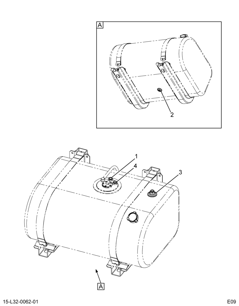 ..FUEL TANK  DRAW TUBES&TRIM (Intl. 3585118F92)