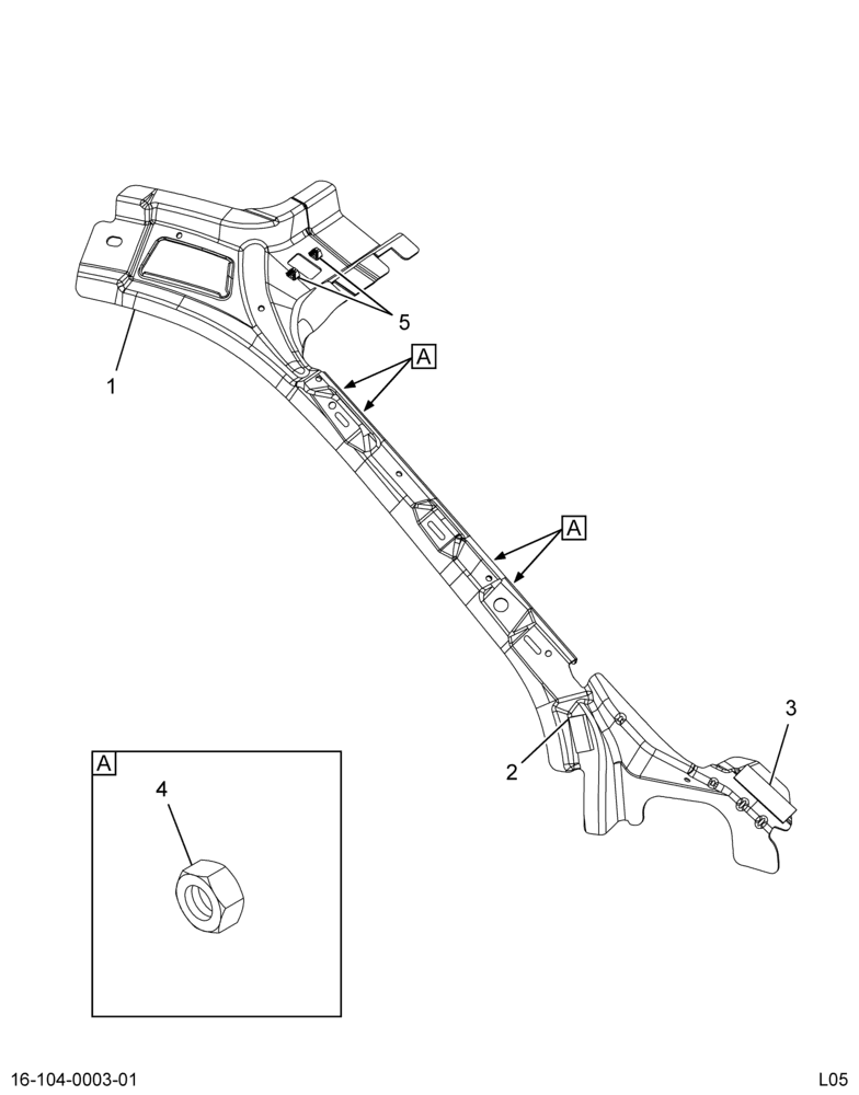 ....REINFORCEMENT,FRT PLR UPR RH (8C4Z-7002524-AA)