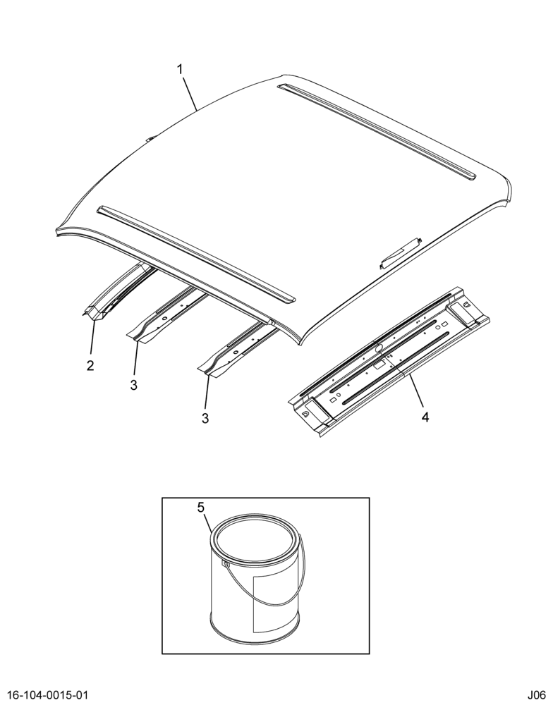 ..PANEL ASM ROOF SUPER CAB L/SS (8C4Z-7150202-BA)