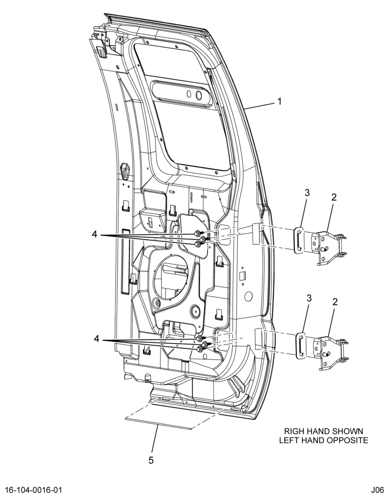 ..DOOR,CAB RT REAR SUPER CAB (Intl. 3801668C92)