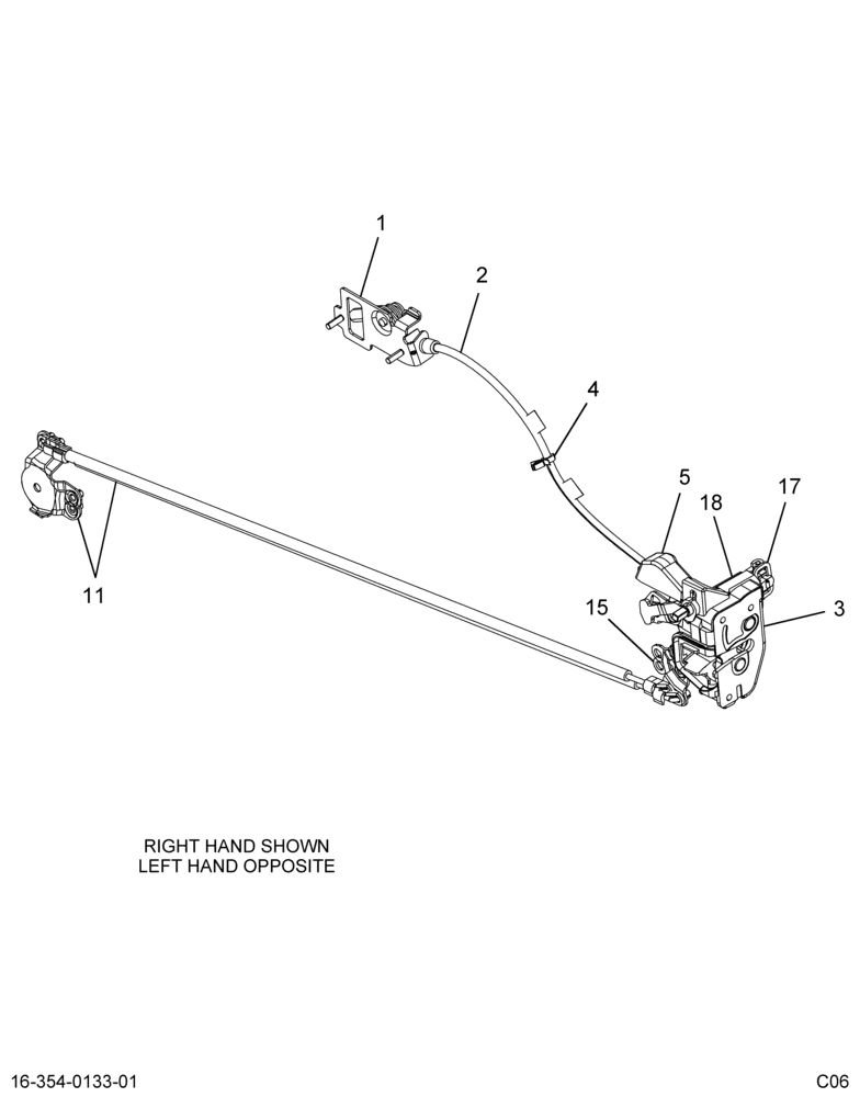 ..CONTROL RMT DR LK LTCH RR RH (6C3Z-26264A00-AA)