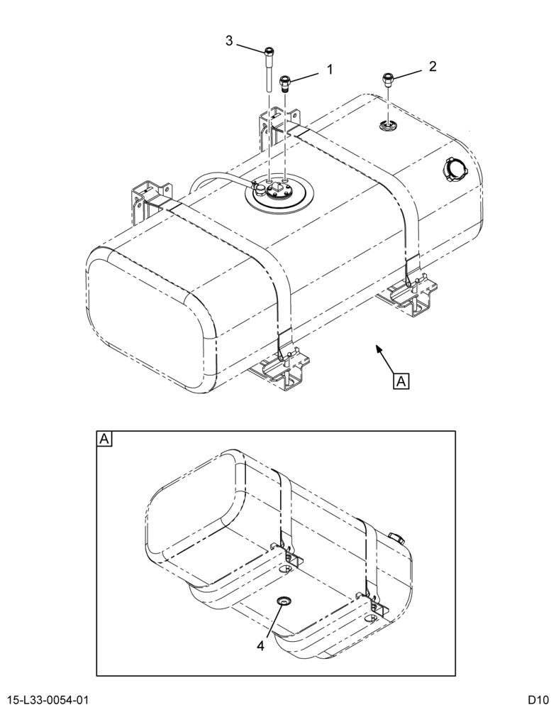 ..FUEL TANK  FITTINGS LSM 13" (Intl. 3691755F91)