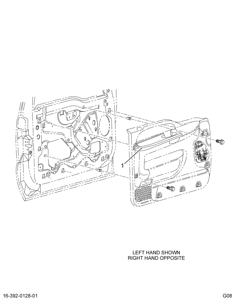 ..PANEL ASM FRT MNL WNDW XL LH (Intl. 6013292C1)