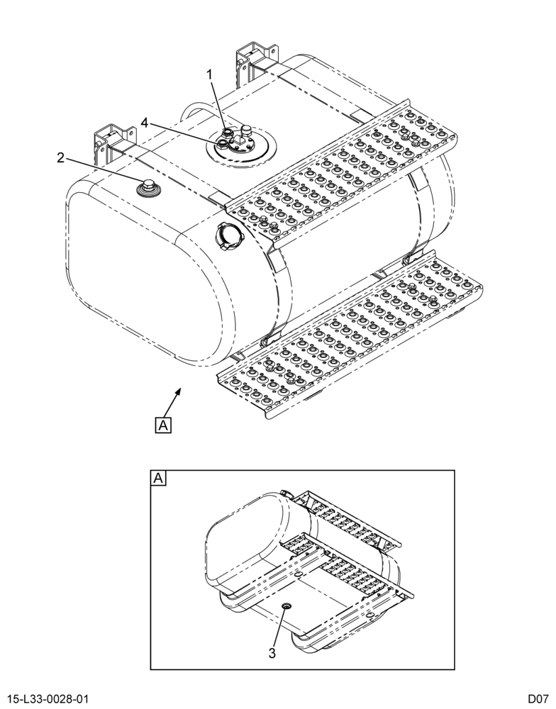 ..FUEL TANK  LSM 13" DEEP FL (Intl. 3608329F92)