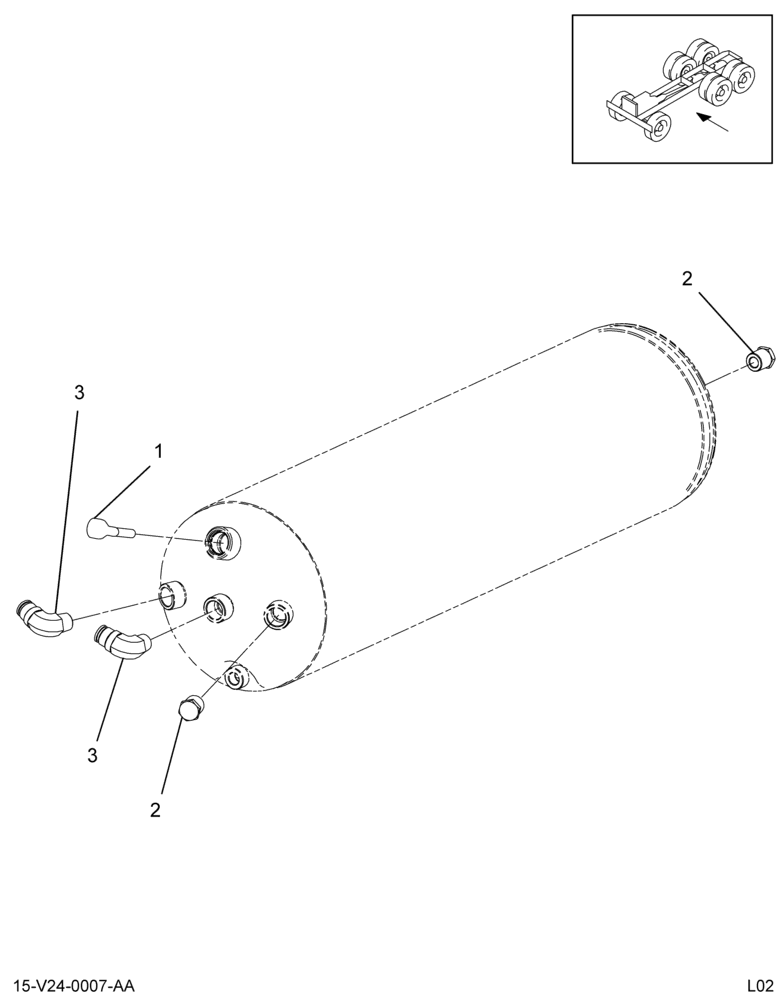 ..BRAKE  AIR TANK FTGS*PRIMAR (Eng. 4C4O-LBLJ-BAA)