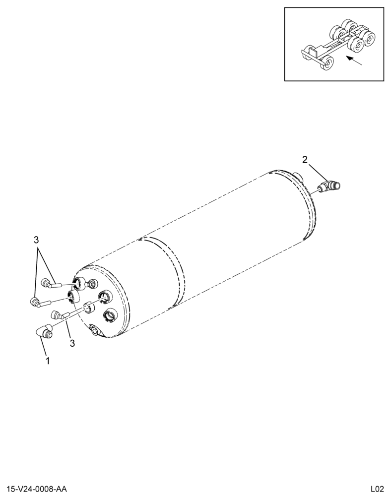 ..BRAKE  AIR TANK FTGS*WET / (Eng. 4C4O-LBLJ-AZA)