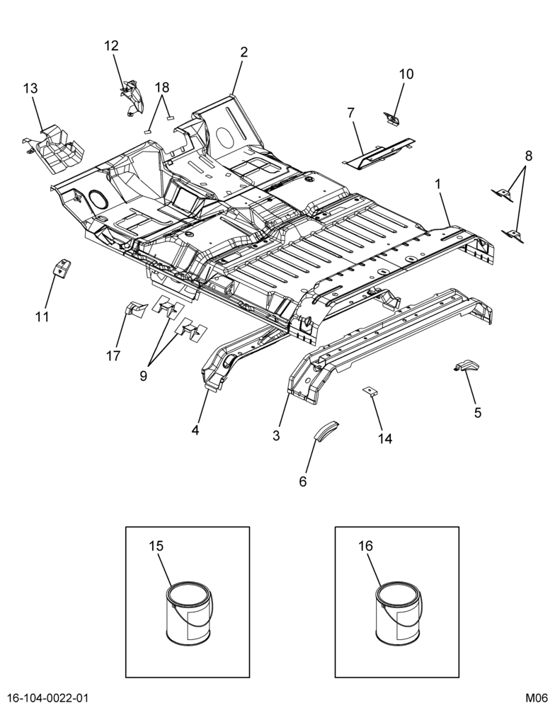 ....UNDERBODY,ASM, SUPER CAB (Intl. 3609108C3)