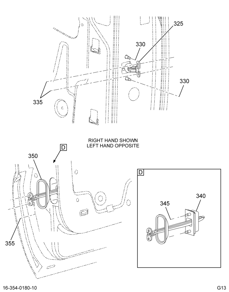 DOOR COMPONENT INSTL; CAB 12/12