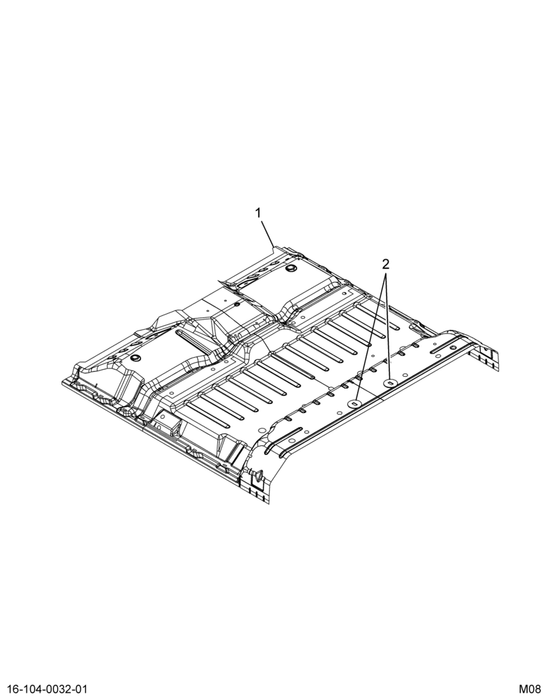 ........PANEL  ASM FLOOR REAR (Intl. 3808764C2)