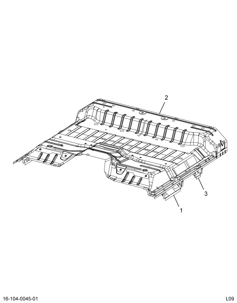 ....PANEL  SC REAR FLOOR WELDED AS (Intl. 3853666C1)
