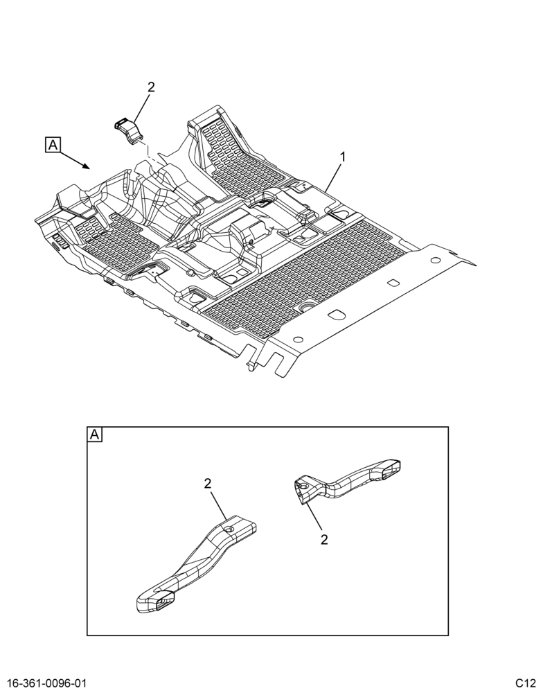 ..MAT FLOOR  ASSY  SC W/DUCT (Intl. 3930685C91)