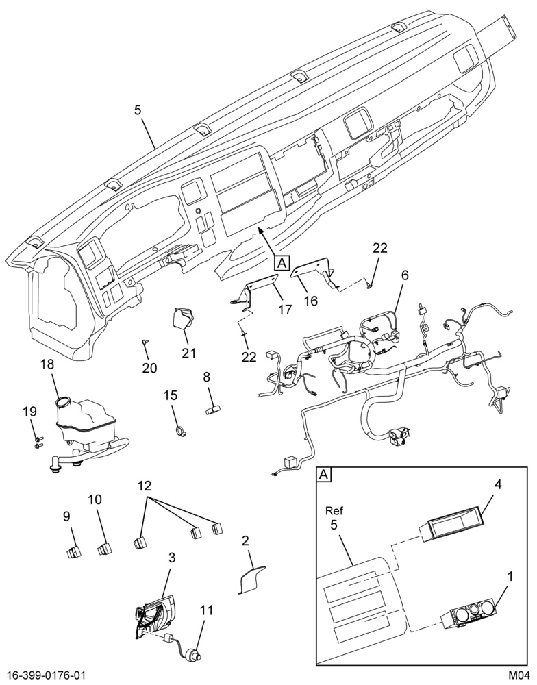 ..INSTRUMENT PANEL W/HEATER,N/RA (Eng. 6E7O-20044L00-AB)