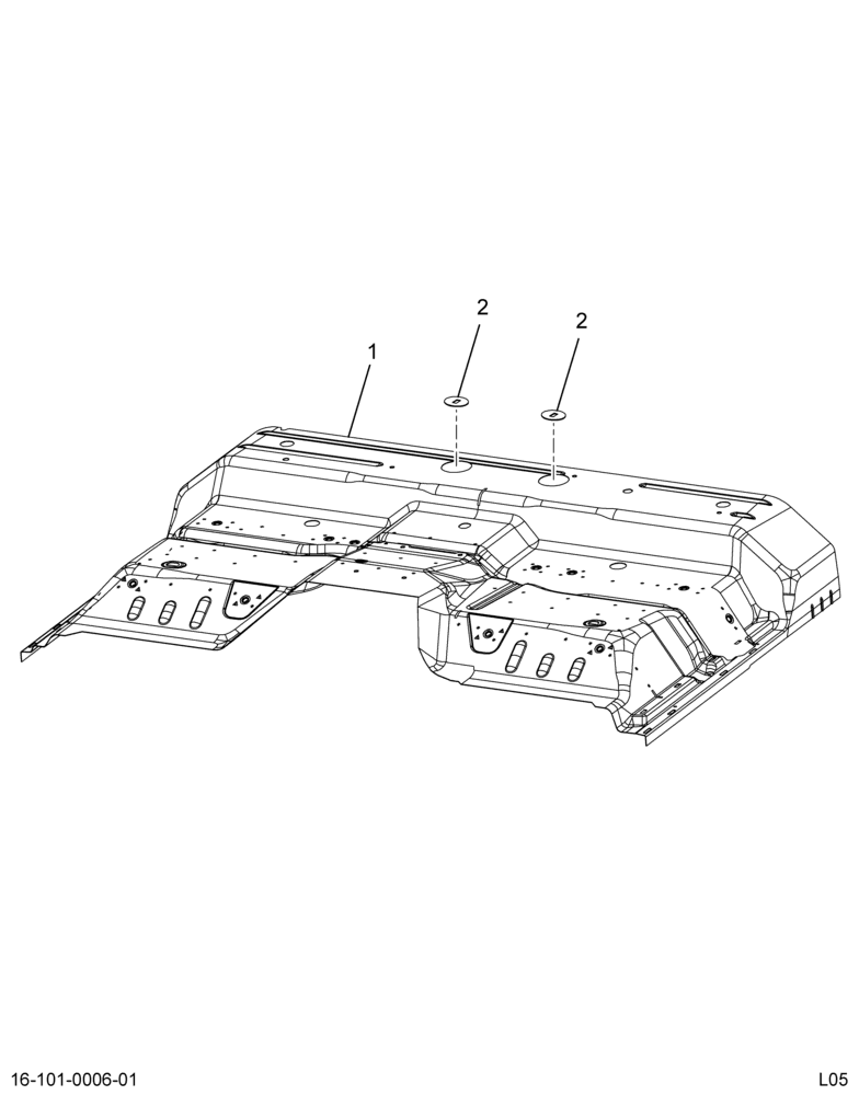 ........PANEL  FLOOR REAR (Intl. 3575765C8)