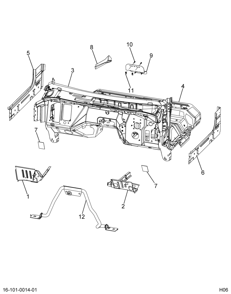 ..UNDERBODY,ASM CAB HYD BRK    , (Intl. 3609053C92)