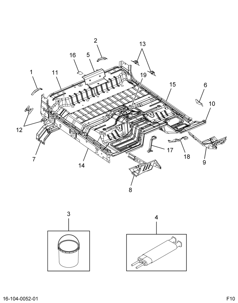 ..UNDERBODY ASM  SC  W/20 BENCH (Intl. 3855512C91)
