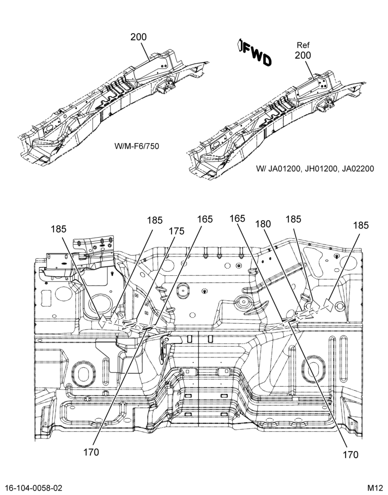 CAB ASM; REGULAR,SUPER,FORD 3/3