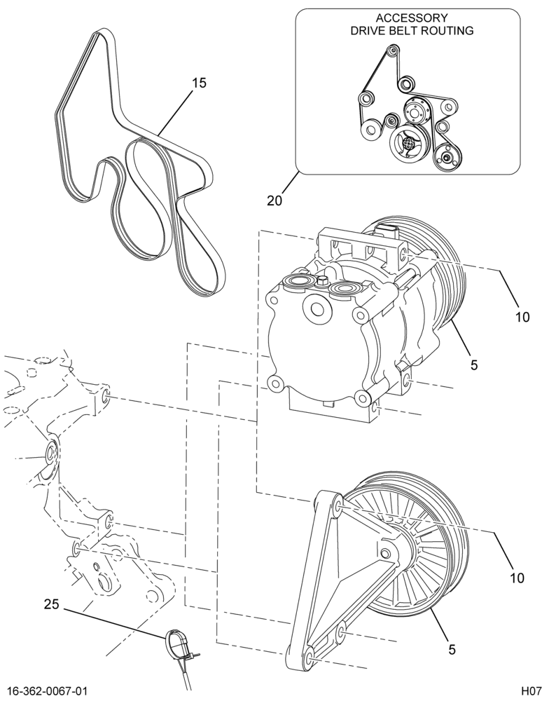 A/C COMPSR INSTL