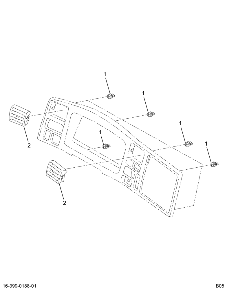 ..MOULDING IP CLUSTER TRIM (6E7Z-20044D70-AA)
