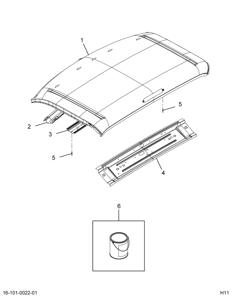 ..PANEL  ROOF ASSY  REG CAB WITH (8C4Z-7050202-AA)