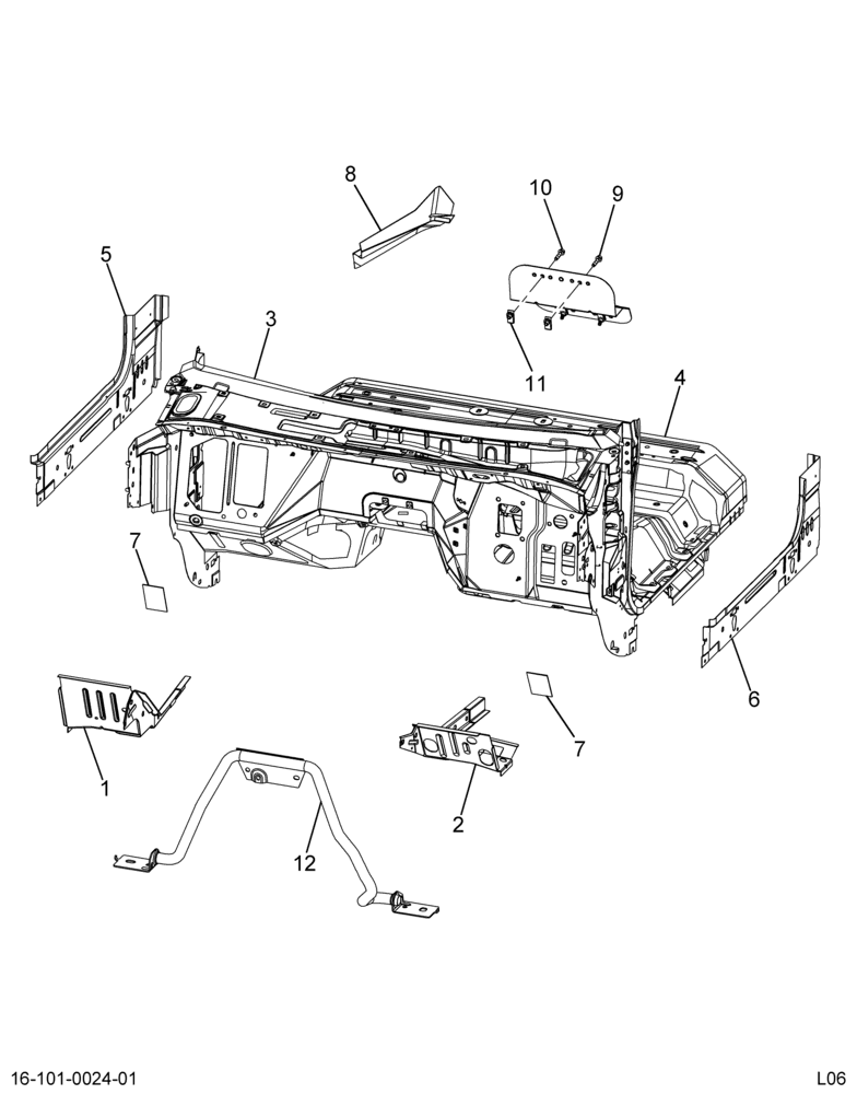 ..UNDERBODY,ASM, -REG CAB W/AIR (Intl. 3609055C93)