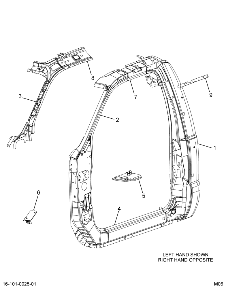..FRAME DOOR  PANEL SIDE BODY AS (BC4Z-70211A11-A)