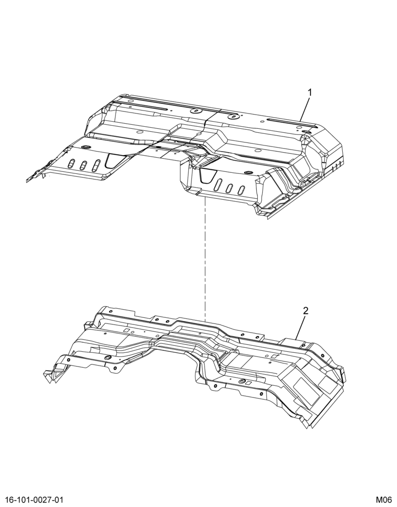 ......PANEL  RC REAR FLOOR WELDED AS (Intl. 3608173C3)