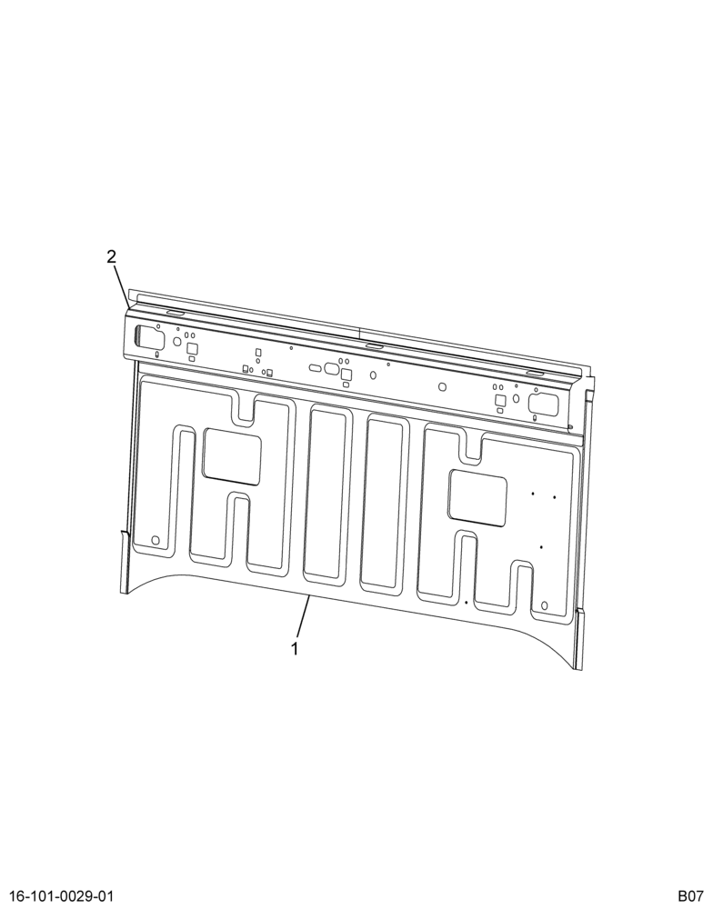 ..PANEL ASM BCK WLDD REG & CREW (BC4Z-7040300-AB)