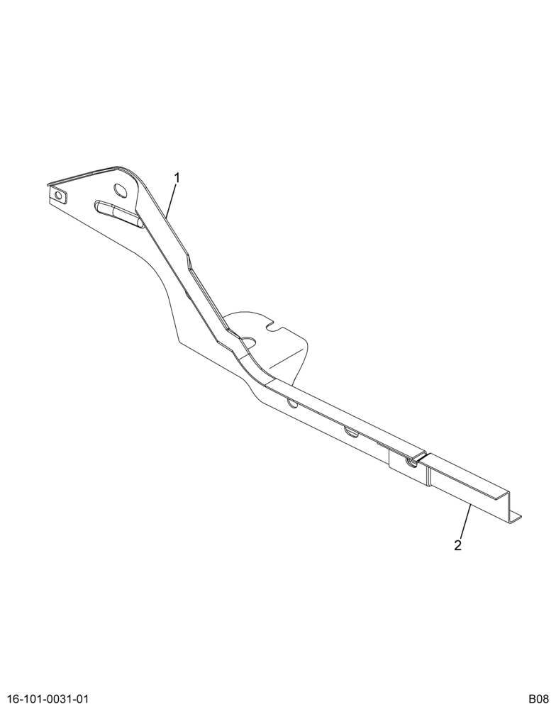 ......REINFORCEMENT,ASM CAB MTG RH (Intl. 3801257C1)