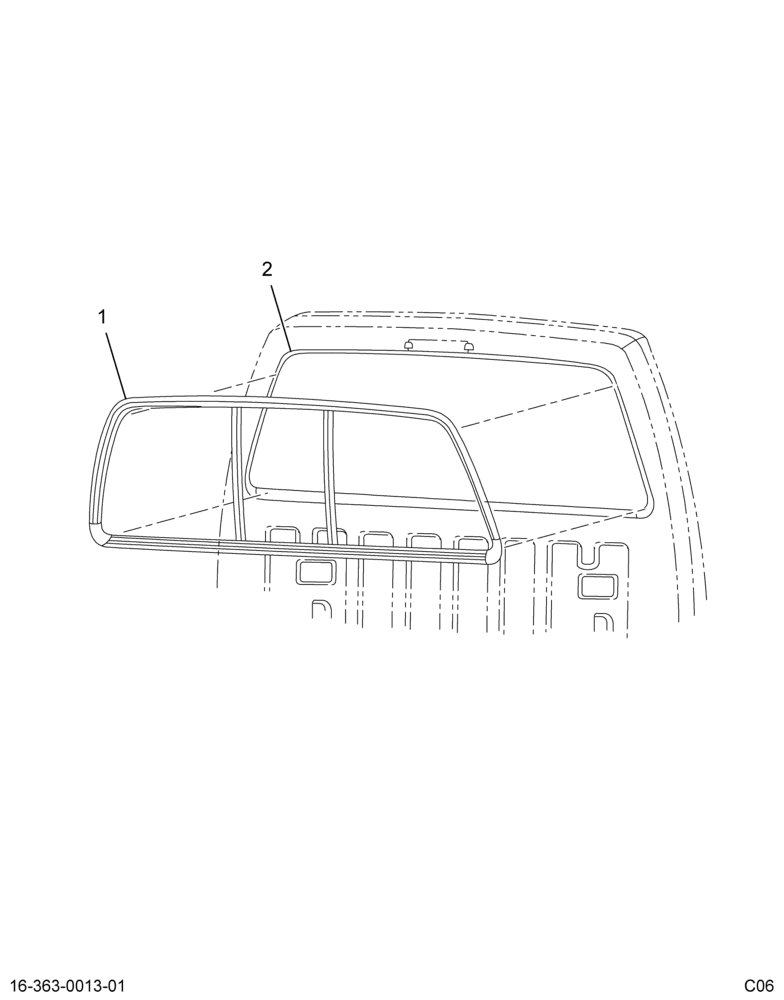 ..WINDOW SLIDING REAR (6C3Z-25422B30-BA)