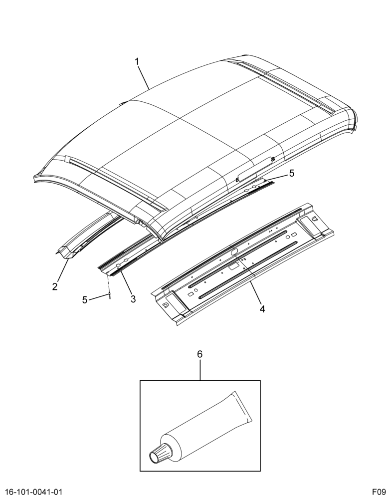 ..PANEL ASM ROOF REG CAB W/O SS (8C4Z-7050202-BA)