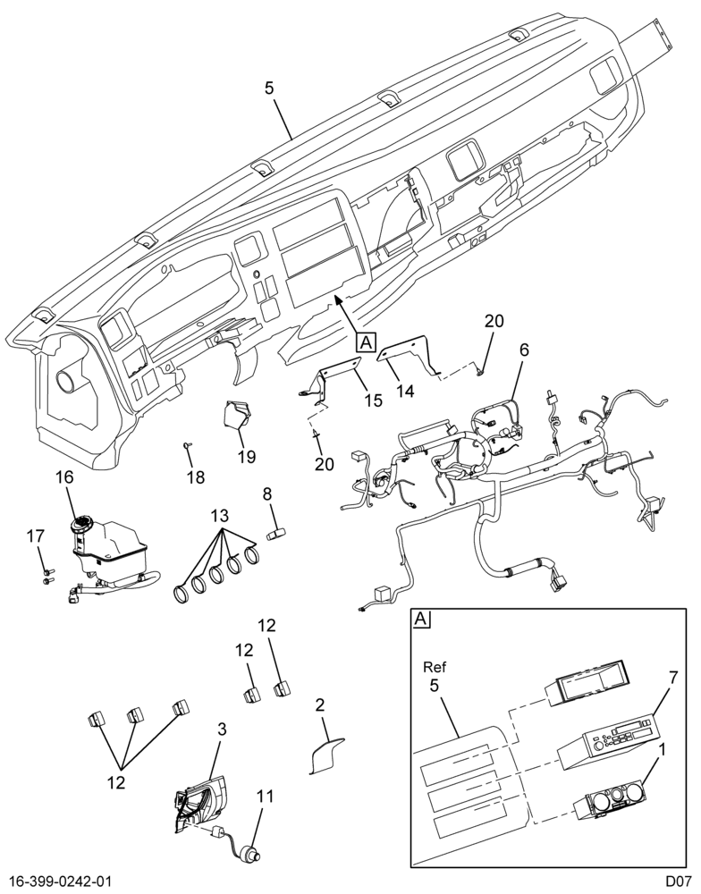 ..MODULE,INSTR PANEL W/AC,AM-FM (Intl. 3625164C93)