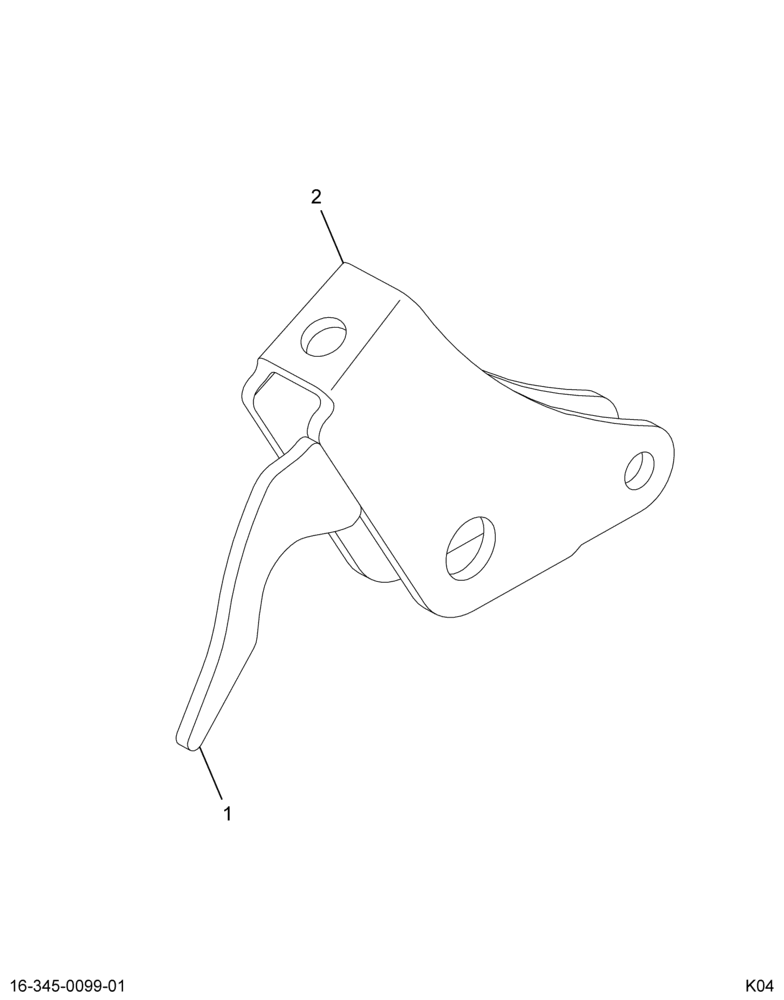 ....LATCH, CAB LOCK LH INNER SUPPORT ASM (Intl. 3599133C1)