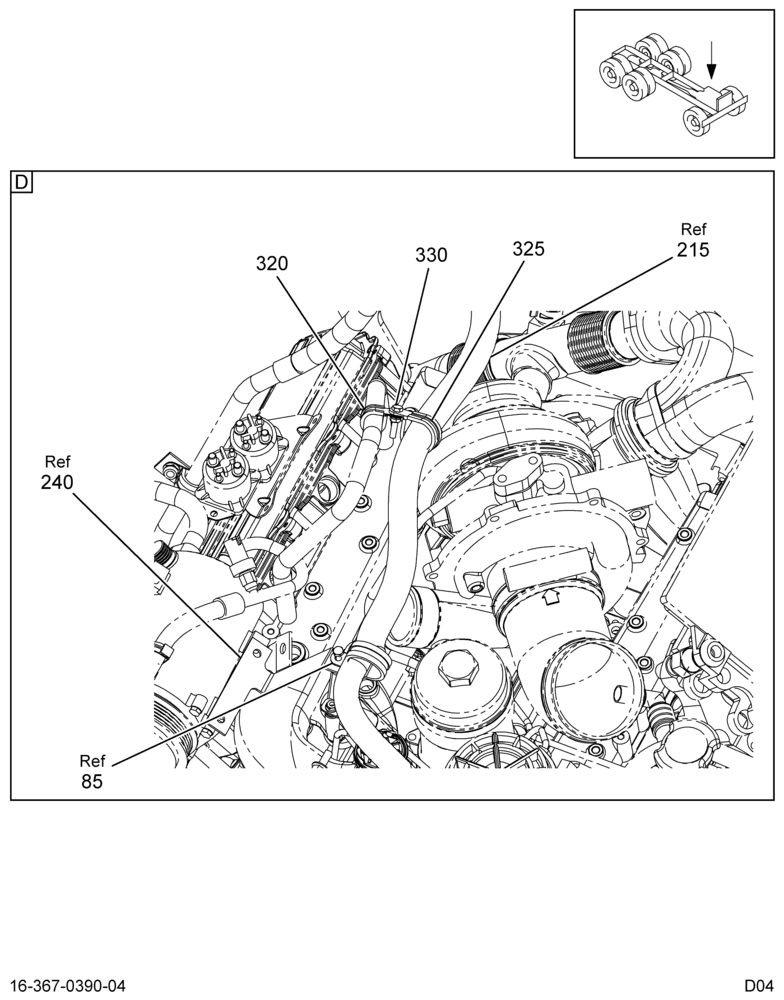 HTR OR HTR & A/C HOSE ROUTING; FOR JV W/V8 5/5