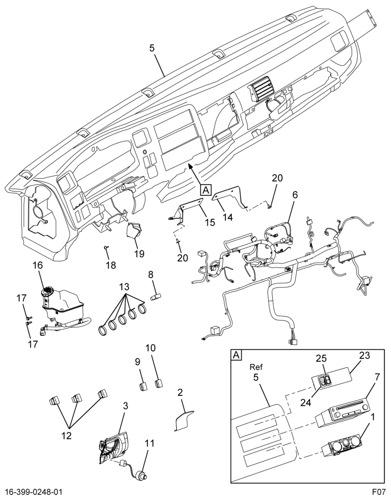 ..MODULE, INSTRUMENT PANEL W/AC, (Intl. 3625166C94)