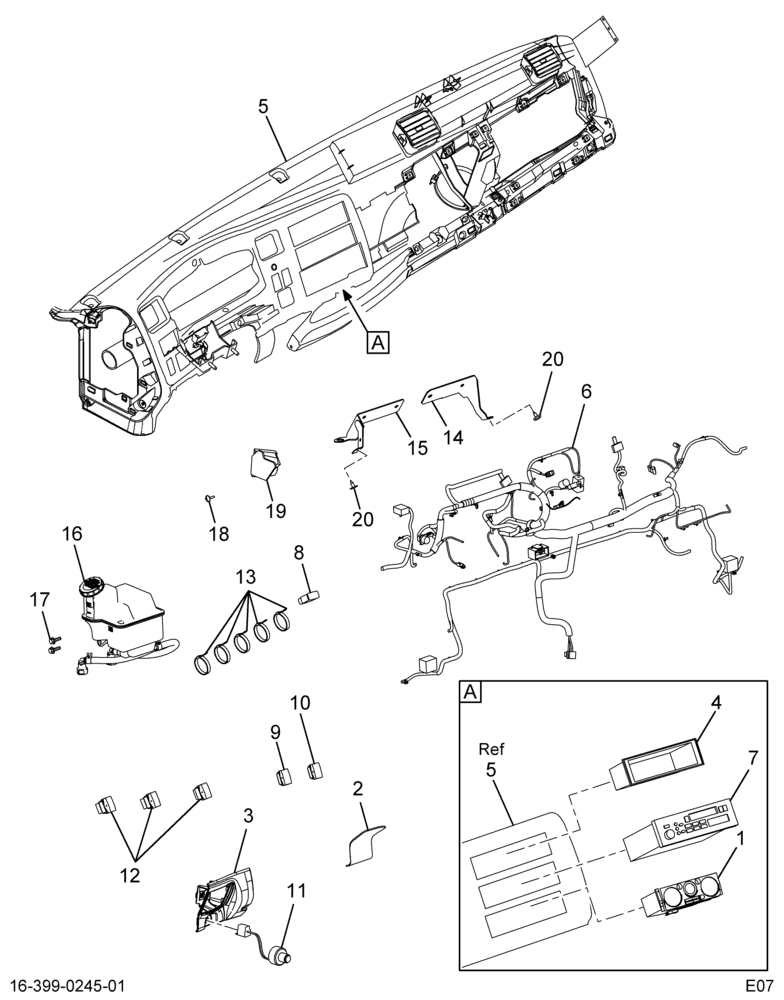 ..MODULE, INSTRUMENT PANEL W/HEA (Intl. 3671707C92)