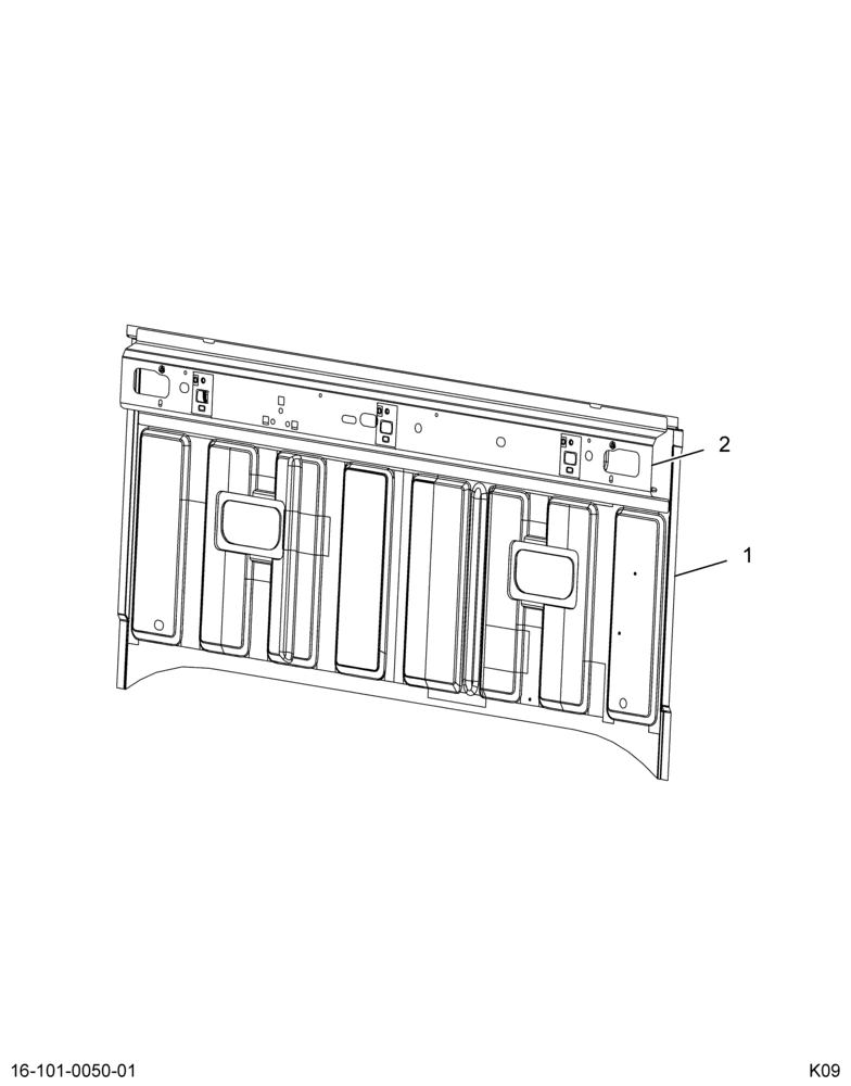 ..PANEL  CAB BACK ASSY WELD REG (BC4Z-7040300-AB)