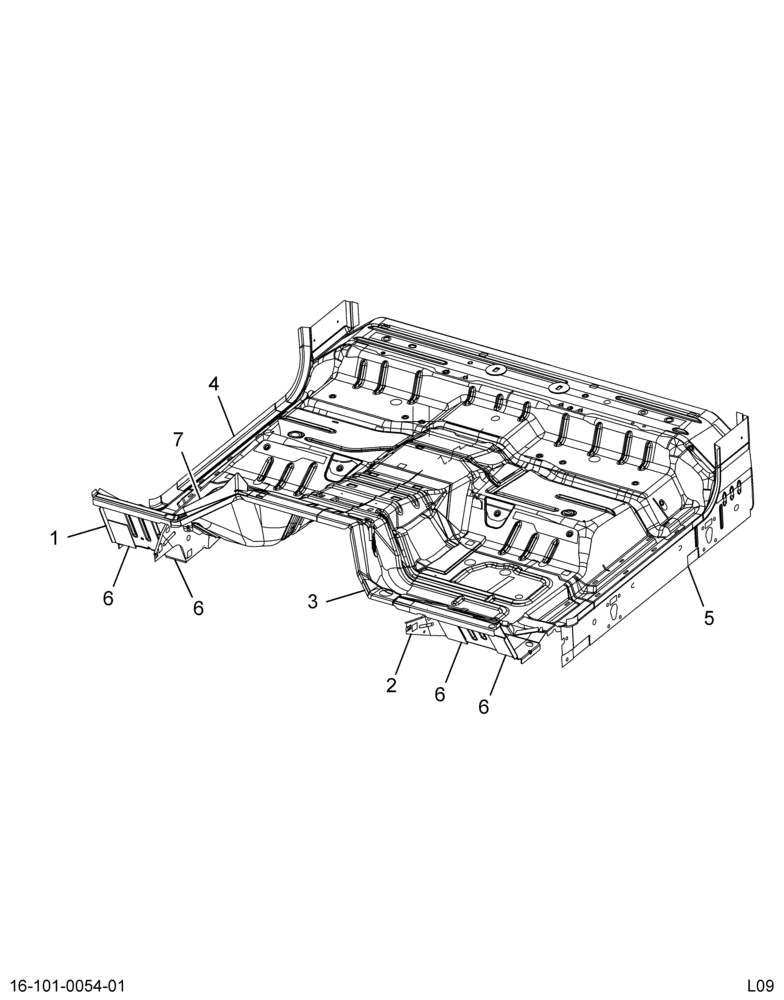 ..UNDERBODY,ASM, REGULAR CAB (Intl. 3854153C92)