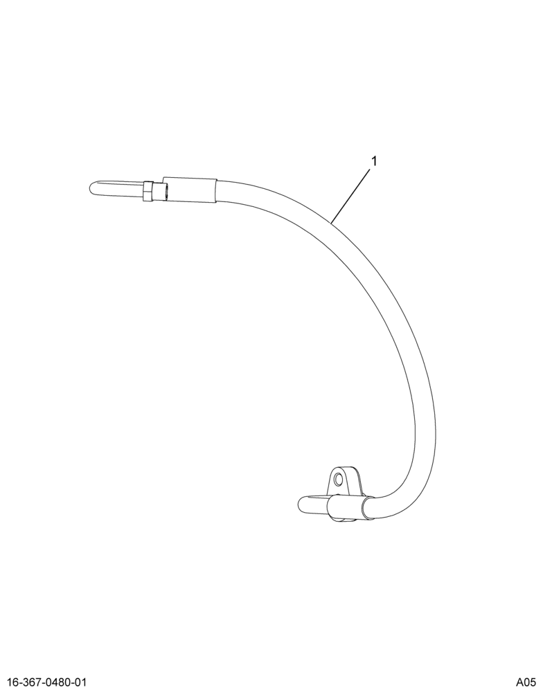 ..HOSE ASSY COND TO DRYER (6E7Z-19835-EA)