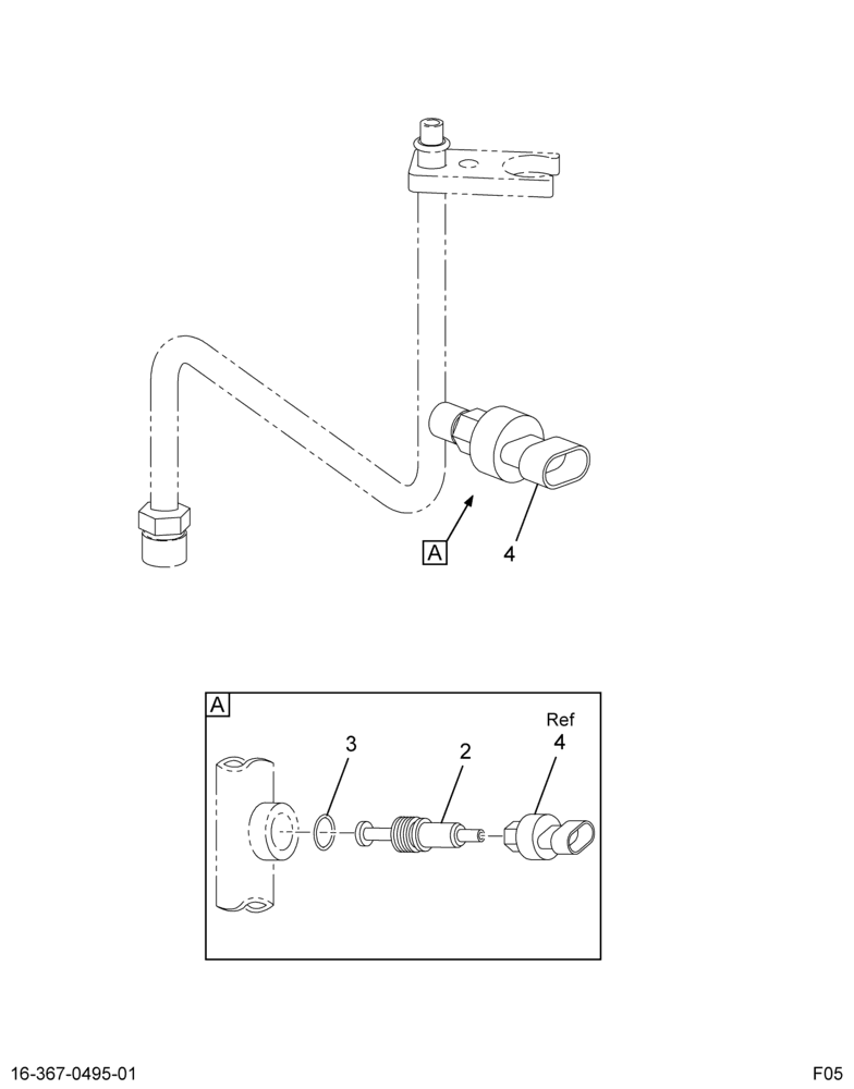..HOSE ASSY 3/8 TUBE JNCTN FTG (6E7Z-19835-CA)